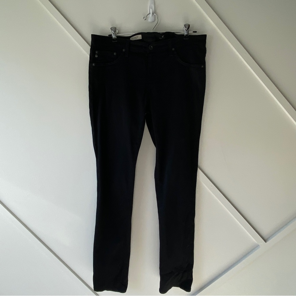 AG Adriano Goldschmied Jeans Women 31 Black The Legging Ankle - Picture 2 of 13
